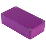 Hammond 1590BPR Aluminium 'Stomp Box' Enclosure Purple (112 x 60 x 31mm)