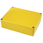 Hammond 1590BBYL Aluminium 'Stomp Box' Enclosure Yellow (119 x 94 x 34mm