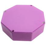 Hammond 1590STPCPR Diecast Enclosure Octagon 133 x 133 x 39 Purple