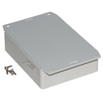 Hammond 1591GF2SGY Multipurpose GPABS Enclosure Flange Base 121 x 94 x 34 Grey