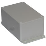 Hammond 1591TF2SGY Multipurpose GPABS Enclosure Flange Base 120 x 80 x 59 Grey