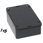 Hammond 1591SSFLBK Multipurpose GPABS Enclosure Flanged Lid 110 x 82 x 44 Black