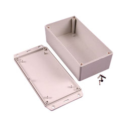 Hammond 1591XXDFLGY FRABS Enclosure Flanged Lid 152 x 82 x 50mm Grey