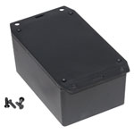 Hammond 1591XXTFLBK FRABS Enclosure Flanged Lid 123 x 83 x 59mm Black