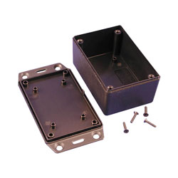 Hammond 1591XXLSFLBK GPABS Enclosure Flanged Lid 87 x 57 x 39mm Black