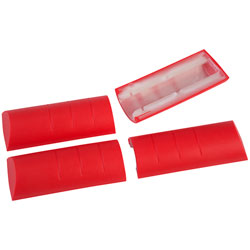 Retex 33133425 ABS Series 33 Soft Grip Corners 58 x 25mm Red