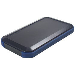 Takachi CHH901ABL 90 Series IP67 Handheld Enclosures Size 1 Black/Blue 4 x AAA