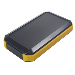 Takachi CHH902BBY 90 Series IP67 Handheld Enclosures Size 2 Black/Yellow 2 x AA