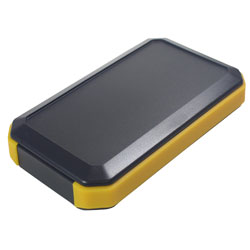 Takachi CHH902CBY 90 Series IP67 Handheld Enclosures Size 2 Black/Yellow 3 x AA