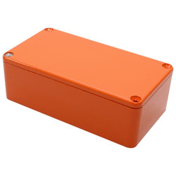 Hammond 1590B2OR Die Cast Stomp Box Orange 112 x 60 x 38