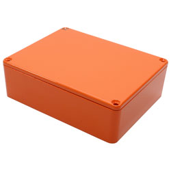 Hammond 1590BB2OR Die Cast Stomp Box Orange 119 x 94 x 38