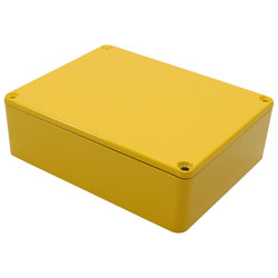 Hammond 1590BB2YL Die Cast Stomp Box Yellow 119 x 94 x 38