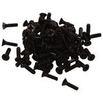 Hammond 1590MS100BK Replacement Screws for 1590 Series Black Pack of 100