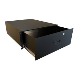 Hammond RDRW1900722BK1 4U Locking Drawer Black 178 x 483 x 559