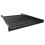 Hammond ADSV1825BK 1U Depth Adj Shelf 457mm-635mm Vented Black
