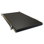 Hammond RSUS1931BK1 1U Sliding Shelf 31" Solid Black 44 x 483 x 787