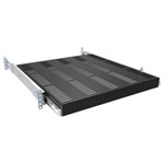 Hammond RSVS1918BK1 1U Sliding Shelf 18" Vented Black 44 x 483 x 457