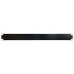 Hammond PBFS19001BK2 1U Formed Steel Blank Panel Black 483 x 2 x 44