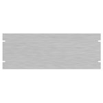 Hammond PBPA19007UNF 4U 19" Rack Aluminium Blank Panel Unfinished 483 x 3 x 178