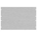 Hammond PBPA19012UNF 7U 19 Rack Aluminium Blank Panel Unfinished 483 x 3 x 311