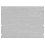 Hammond PBPA19014UNF 8U 19" Rack Aluminium Blank Panel Unfinished 483 x 3 x 356