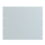 Hammond PBPA19015LG2 9U 19" Rack Aluminium Blank Panel Light Grey 483 x 3 x 400