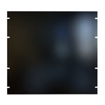 Hammond PBPA19017BK2 10U 19 Rack Aluminium Blank Panel Black 483 x 3 x 445