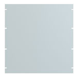 Hammond PBPA19019LG2 11U 19 Rack Aluminium Blank Panel Light Grey 483 x 3 x 489