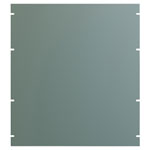 Hammond PBPA19021GY2 12U 19 Rack Aluminium Blank Panel ASA61 Grey 483 x 3 x 533