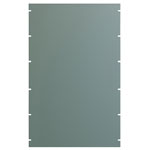 Hammond PBPA19029GY2 17U 19 Rack Aluminium Blank Panel ASA61 Grey 483 x 3 x 756