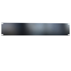 Hammond PBPS19003BK2 2U Steel Blank Panel Black - Plain 483 x 2 x 89