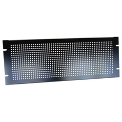 Hammond PPFS19007BK2 4U Steel Blank Panel Black - Perforated 483 x 2 x 178