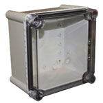 CamdenBoss CHDX7-221C X7 Series Polycarb Transparent Lid 190x190x130 IP66/67