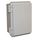 CamdenBoss CHDX8-223 X8 Series Hinged Polycarb Solid Lid 185x135x85 IP66/67