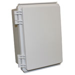 CamdenBoss CHDX8-224 X8 Series Hinged Polycarb Solid Lid 185x135x100 IP66/67