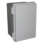 CamdenBoss CHDX8-228 X8 Series Hinged Polycarb Solid Lid 300x200x180 IP66/67