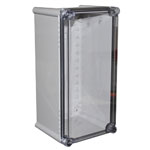 CamdenBoss CHDX7-322C X7 Series ABS Transparent Lid 280x190x130 IP66/67