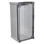 CamdenBoss CHDX7-323C X7 Series ABS Transparent Lid 380x190x180 IP66/67