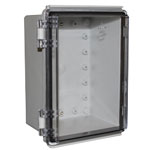 CamdenBoss CHDX8-324C X8 Series Hinged ABS Transparent Lid 185x135x100 IP66/67