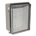 CamdenBoss CHDX8-325C X8 Series Hinged ABS Transparent Lid 220x170x110 IP66/67