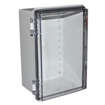 CamdenBoss CHDX8-327C X8 Series Hinged ABS Transparent Lid 300x200x150 IP66/67