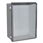 CamdenBoss CHDX8-332C X8 Series Hinged ABS Transparent Lid 400x300x180 IP66/67