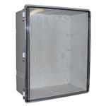 CamdenBoss CHDX8-334C X8 Series Hinged ABS Transparent Lid 630x530x255 IP66/67