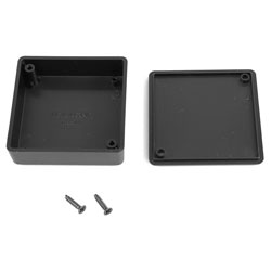 Hammond 1551TBK Miniature Plastic Enclosure 60 x 60 x 20 Black