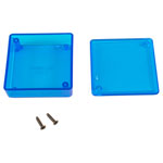 Hammond 1551TTBU Miniature Plastic Enclosure 60 x 60 x 20 Trans. Blue