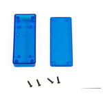 Hammond 1551UTBU Miniature Plastic Enclosure 100 x 40 x 20 Trans. Blue