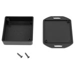 Hammond 1551TFLBK Miniature Plastic Enclosure - Flanged 60 x 60 x 20 Black