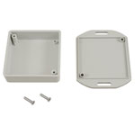 Hammond 1551TFLGY Miniature Plastic Enclosure - Flanged 60 x 60 x 20 Grey