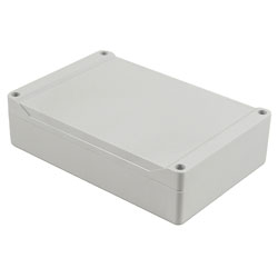 Hammond 1555HLGY Watertight ABS Enclosure, Styled Lid 180 x 120 x 45, Grey