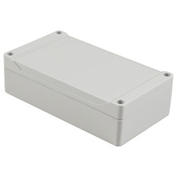 Hammond 1555JLGY Watertight ABS Enclosure, Styled Lid 160 x 90 x 45, Grey